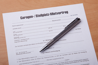 Bild 7. Mietvertrag für Garagen und Stellplätze (Papierformular)