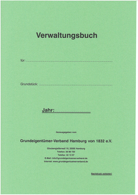 Bild Verwaltungsbuch - einfach -