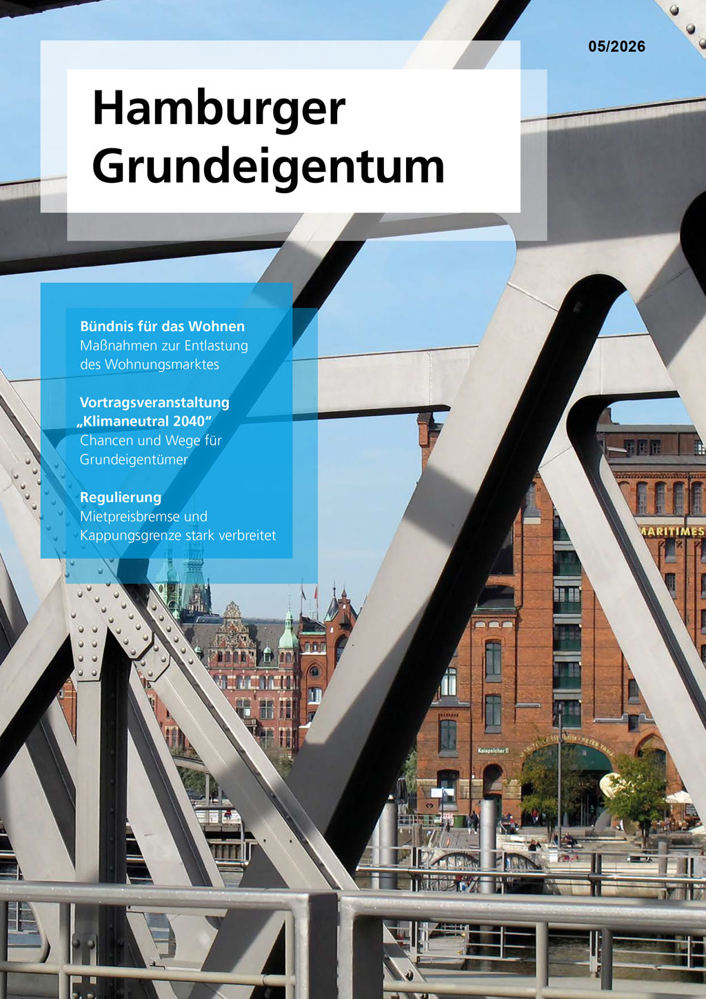 Titelseite des Hamburger Grungeigentums 05/26