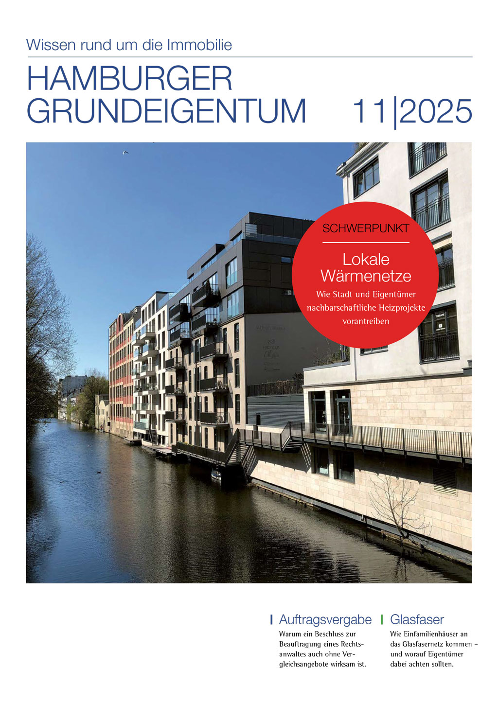 Titelseite des Hamburger Grungeigentums 11/25